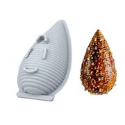 POYOGA Ridged Shell Cake Form for Soap Casting and Decorative Treat Use