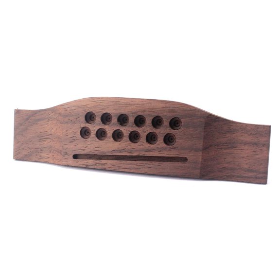POYOGA Rosewood Bridge for 12 String Acoustic Guitar Accessories Part Replacement