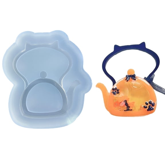 POYOGA Silicone Mould Liquid Sand Kettle Molds for DIY Lovers Jewelry Projects Mold