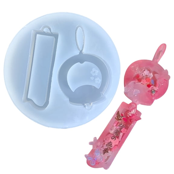 POYOGA Silicone Shaker Molds Resin Casting Shaker Mold Jewelry Pendant Making Mould