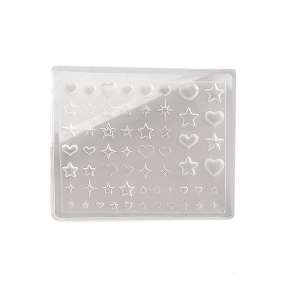 POYOGA Simple Release Pattern Silicone Mold Heat Resistant Craft Tool for Designers