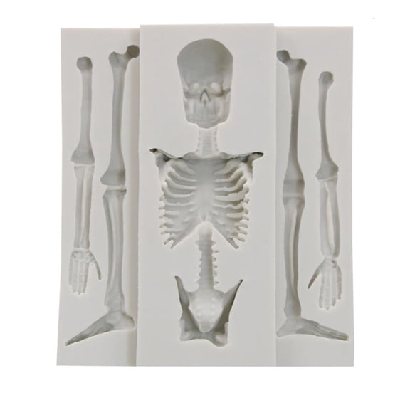 POYOGA Skeleton Bone Fondant Mold For Cake Decorating Mold