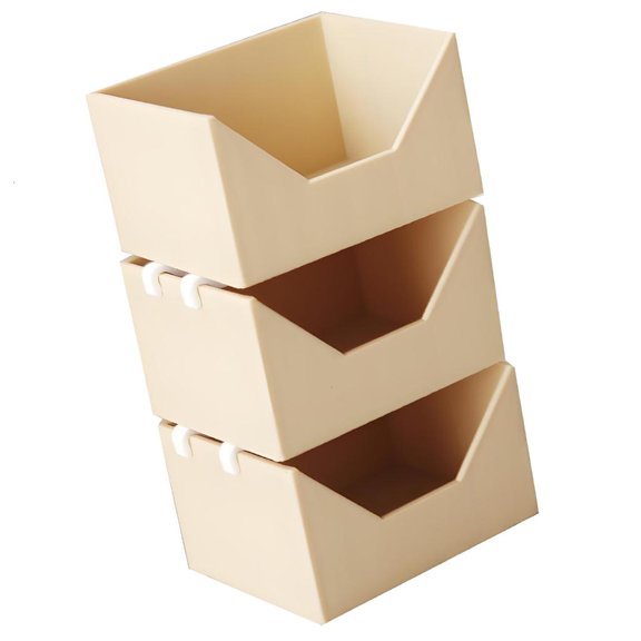 POYOGA Stackable Storage Box Model Figure For Miniature Doll Items Doll House Display