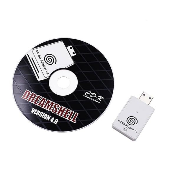 POYOGA /TF Card Reader With CD For for DC Dreamcast V4.0 TF SD Card