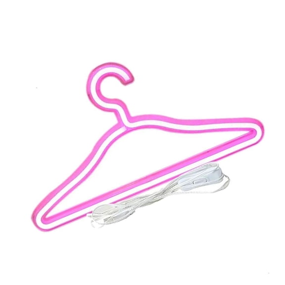 POYOGA USB Rechargeable Garment Hanger LED Light Clothing Storage Rack For Home Use