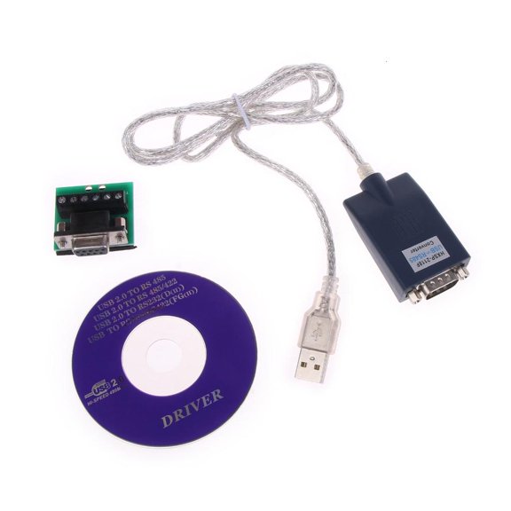 POYOGA USB to RS485 Converter USB RS-485 Cable Serial DB9 Connector Prolific PL2303