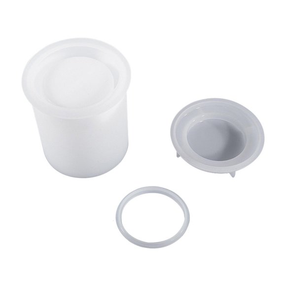 POYOGA Unique Makeup Organizer Trinket Container Epoxy Mold Pen Brush Holder Mould