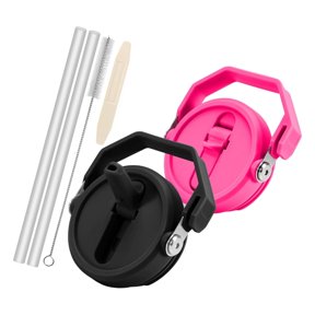 POYOGA Universal Flipping Cap Replacement for Straw Handle Ergonomic Grip Quick Releases