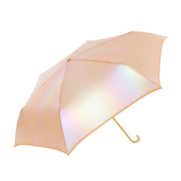POYOGA Waterproof Nylon Rain Umbrella AntiWind Structure Curved Comfort Handle