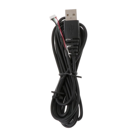 POYOGA Wear Resistant Durable 2.1m Black Mouse Cable for 300 Mouse