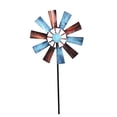 thumbnail image 1 of POYOGA Wrought Iron Rotating Windmill Metal Wind Spinner Landscape Ornament, 1 of 15
