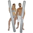 thumbnail image 1 of POZA Inflatable Silver Pool Noodles - 74 inches, Unisex, Adult, 1 of 7