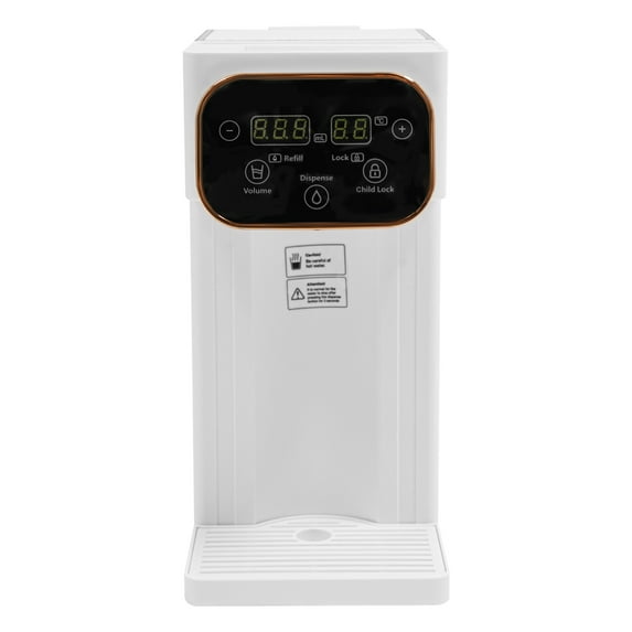 PP Adjustable Instant Hot Water Dispenser Countertop Hot Water Dispenser Instant Water Boiler with Child Lock Filter Cartridge Design 101.44oz Large Water Tank