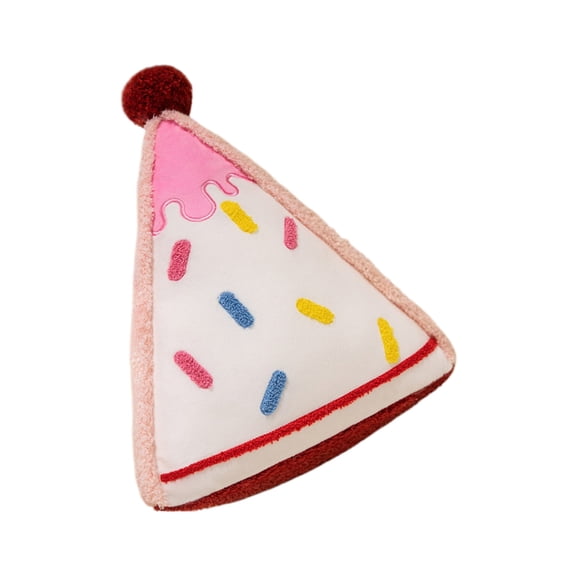 PP Cotton Filling Throw Pillow In Fun Shape With Furry Trim For Living Room