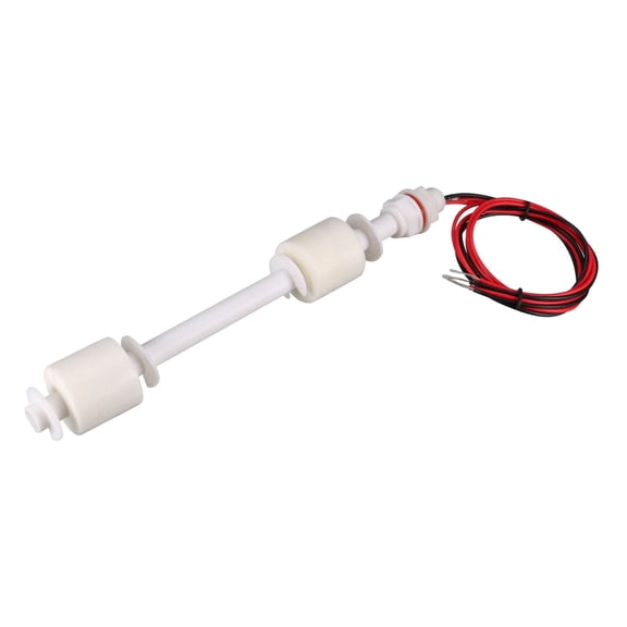 PP Dual-Ball Float Switch 165mm Fish Tank Vertical Liquid Water Level Sensor