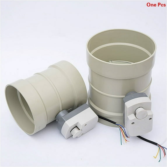 PP Electric Air Duct Valve Air Damper Valve 110-310 mm Diam Motorized Pipe Valve with 220V Actuator for HVAC ventilation system