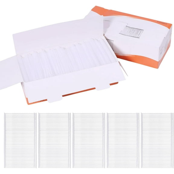 PP Garment Clothing Price Tag Label Standard Tagging Barbs Standard Tagging Gun Fasteners White 5cm 5000pcs/set