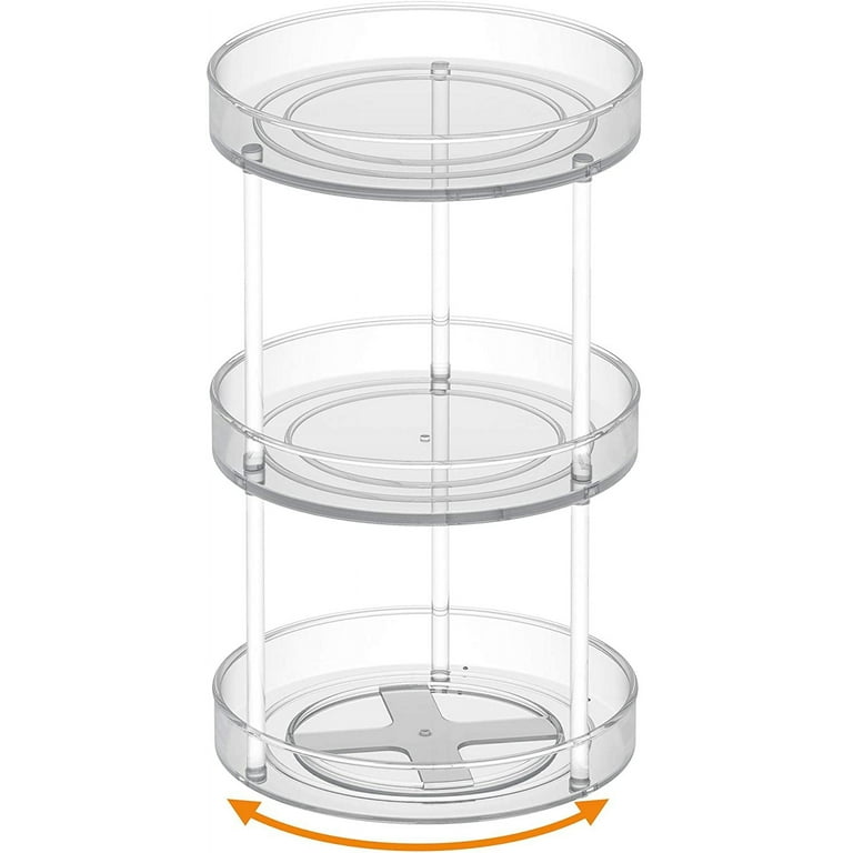 1/2/3 Tier Lazy Susan Spin Rotate Spice Rack Kitchen Cabinet