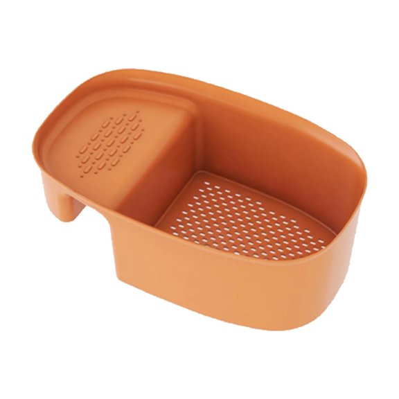 PP Kitchen Drain Basket - Large Capacity, Wet/Dry Separation & Smooth Edge - Multi-Use Colander for Food Utensils