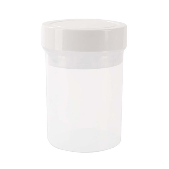 PP Leakproof Container Wet Dry Separation Meal Prep Jar Reusable Compartment Food Storage With Dressing Cup And Lid White