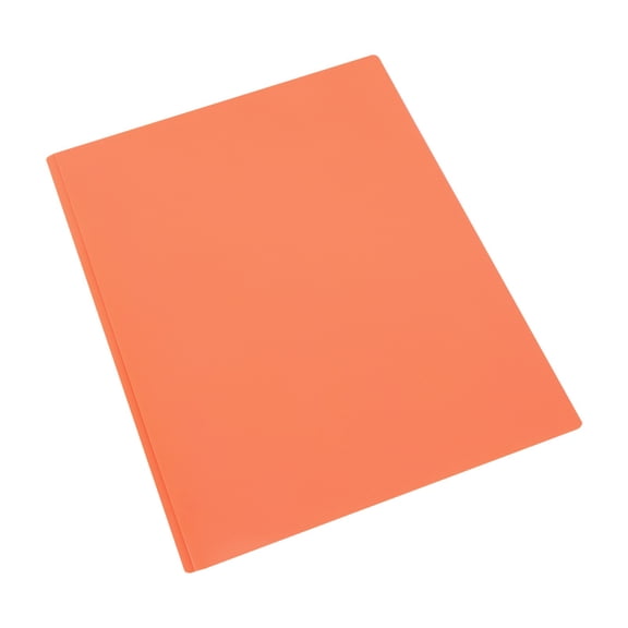 PP Lever Arch File Folder With 2 Pockets For Homework Art And Document Storage - Orange