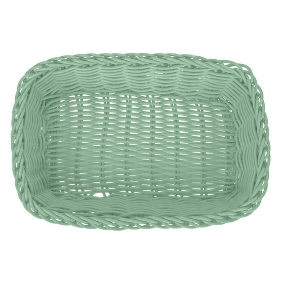 PP Macaron-colored Woven Storage Basket Environmentally Friendly and Practical with Natural Beauty for Organizing Desktop