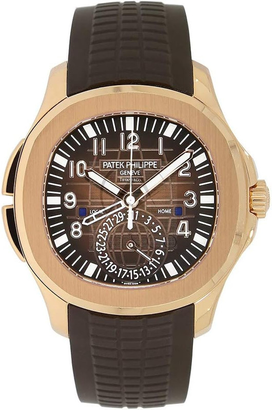 PP Nautilus Aquanaut Rose Gold Chocolate Mechanical Vintage Mens Wrist Watch