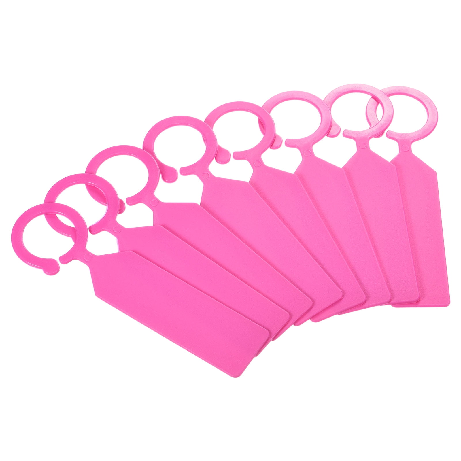 PP Plant Labels Hanging Marker Tags for Outdoor Indoor Garden, Pink 50