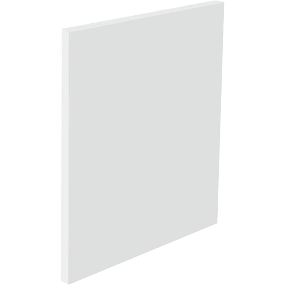 PP Plastic Board Polyethylene PE Board Waterproof and Anticorrosive Hard Rubber Board White 20x20x1cm