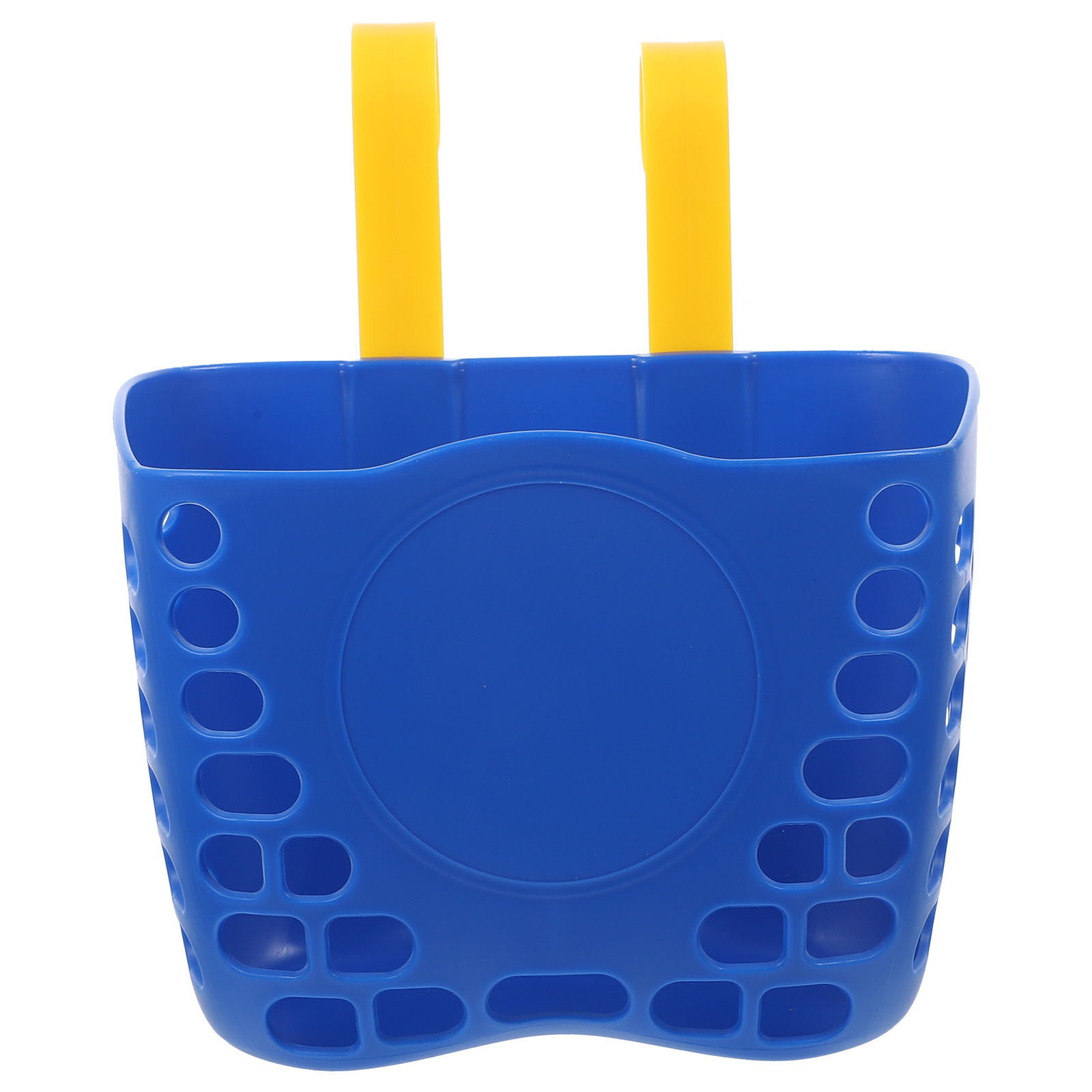 PP Plastic Children Basket Detachable Bike Storage Basket for Kids Bike (Dark Blue, No Sticker