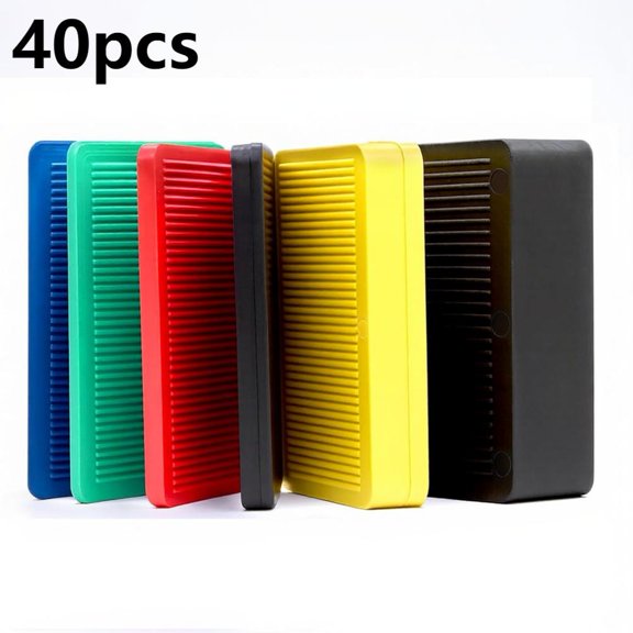 PP Plastic Installation Shims For Door And Window Frame Leveling Furniture Adjustment And Gap Alignment Stable Support Easy To Use Hand Tools Suitable For Construction And Renovation(B)