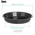 thumbnail image 1 of PP Round Succulent Plant Flower Pot Saucer Planter Trays - 2-Pack, Supplies Decor, 1 of 6