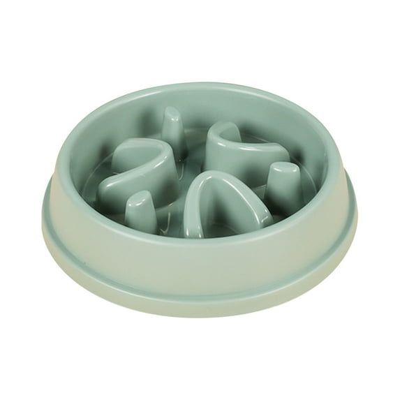 PP Slow Feeder Dog Bowl â 1.5 Cup Puzzle Bowl for Fast Eaters, Small Breeds & Cats, Anti-Gulping Dish to Improve Digestion & Prevent Bloat, Non- Base