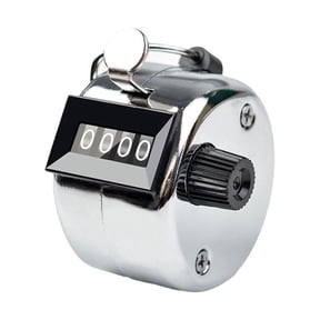 PP Tally Counter - 4-Digit Mechanical Handheld Clicker for Inventory, Gym, Crowd & Attendance Counting, No Battery Needed