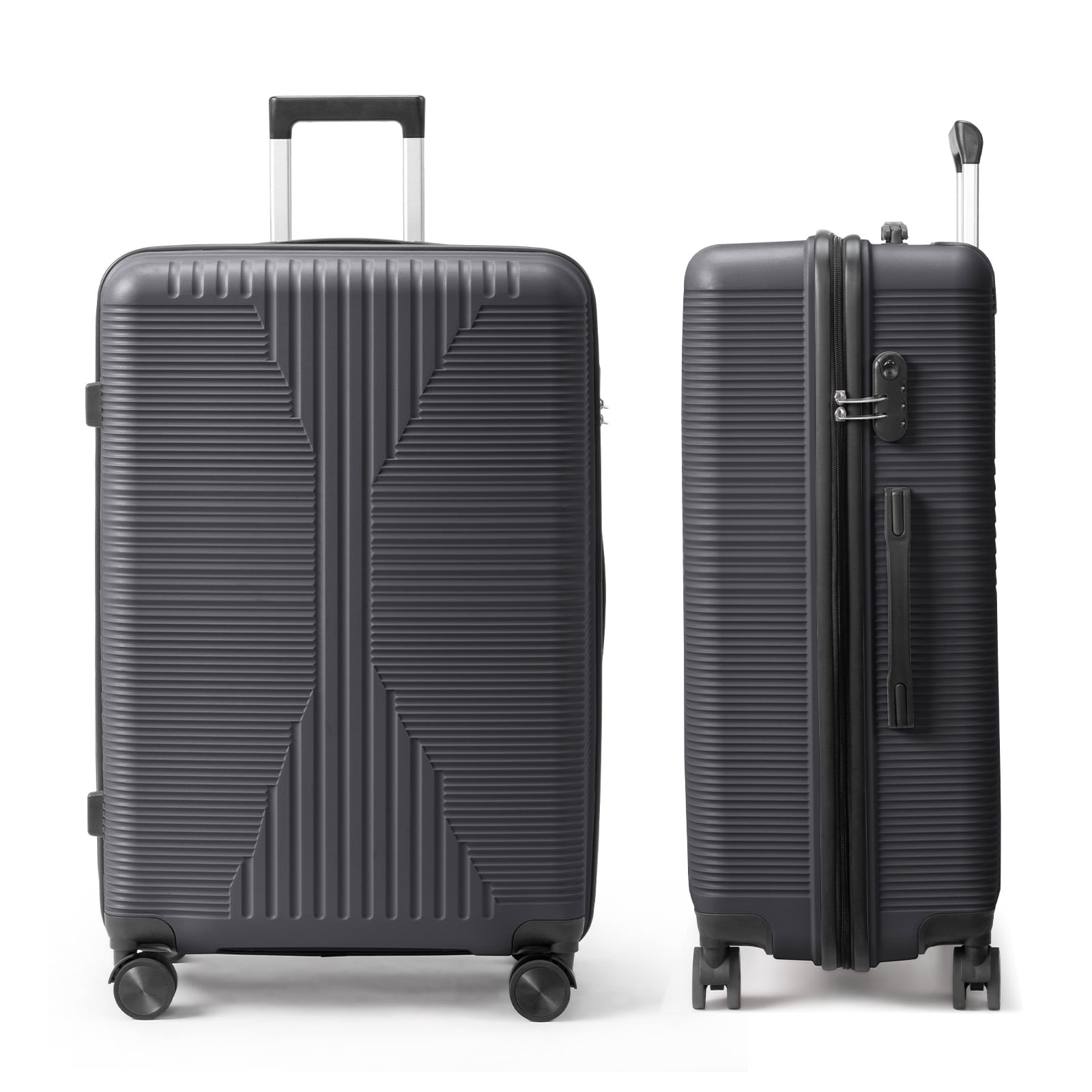 PP Trolley Case, 28in Travel Suitcase, Dark Gray