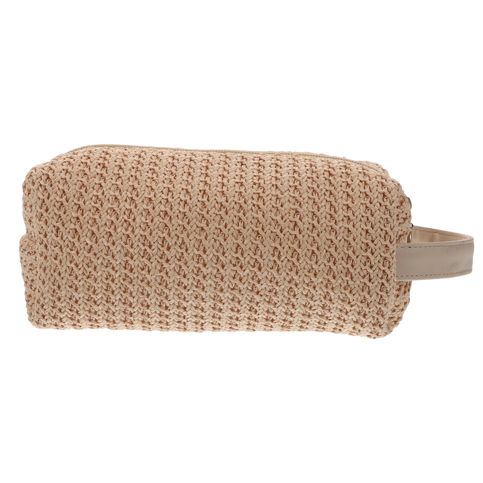 PP straw clutch bag PP Straw Zipper Clutch Bag Washing Handbag Summer