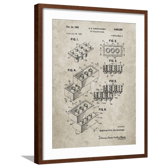 Art.com PP40 Sandstone Giclee Print by Borders Cole, Brown Frame Wall Art, 23" x 29"