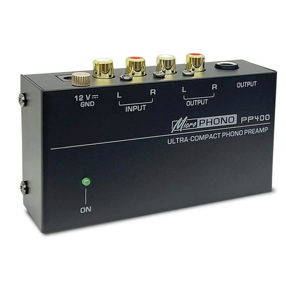 PP400Preamplifier Phono Preamp AudioAmplifier with Level VolumeControl Turntable for Turntable Tube AmplifierSpeaker(US)