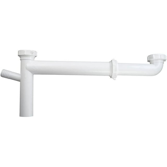 PP919W End Waste Outlet with Telescoping Tee, 11/2 in Inlet, Slip