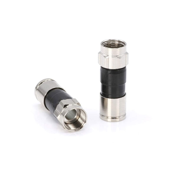 PPC Belden EX6PLUS RG-6 Compression Connector, Comcast, DTV & Dish Approved, 50 Piece