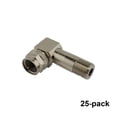 thumbnail image 1 of PPC Belden SignalTight® RaPLUS Right Angle Adapter for coax cables - Pack of 25, 1 of 6