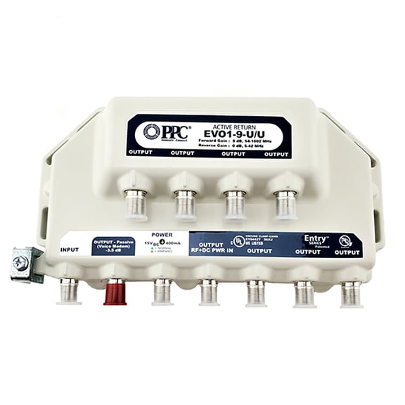 PPC Evolution 9-Port Amplifier Signal Booster Cable TV