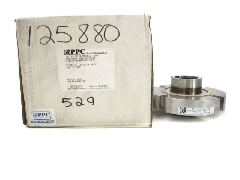 PPC MECHANICAL SEALS A-20/HC/FKM/SC/SC/GYLON CD-212-1-34 NSMP - Walmart.com