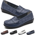 thumbnail image 1 of CHICVOMEY Breathable Mesh Flats for Women Loafers Business Casual Loafers Shoes with Arch Support Penny Loafers Slip On Dressy Shoes Comfort Flats for Walking&Work, 1 of 8