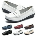 thumbnail image 1 of CHICVOMEY Classic Comfort Flats for Women Loafers Business Casual Loafers Shoes with Arch Support Penny Loafers Slip On Dressy Shoes Flats for Walking&Work, 1 of 10