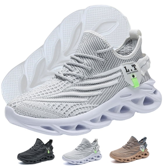 PPCHVOMEY Comfort Men&Women Shoes Fashion Sneakers for Women Men Breathable Lightweight Tennis Sneakers Running Walking Sneakers with Blade Non Slip Sole