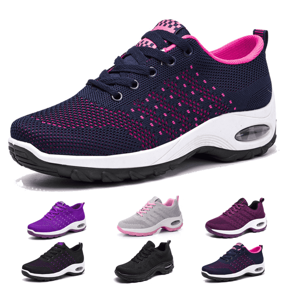 CHICVOMEY Comfort Orthopedic Sneakers for Women Arch Support Breathable Sneakers with Slip-Resistant Sole Casual Walking Orthopedic Shoes