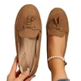 thumbnail image 1 of CHICVOMEY Comfort Penny Loafers for Women with Memory Foam Insole Business Casual Loafers Lightweight Work Dressy Loafers Slip On Flats with Arch Support, 1 of 9