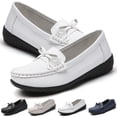 thumbnail image 1 of CHICVOMEY Cute Bow Flats for Women Loafers Business Casual Loafers Shoes with Arch Support Penny Loafers Slip On Dressy Shoes Comfort Flats for Walking&Work, 1 of 9