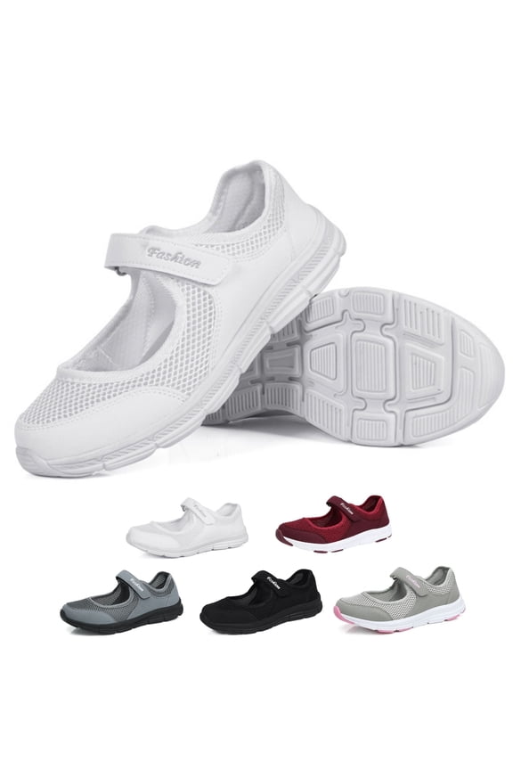 Flats for Women Breathable Mesh Mary Jane Shoes for Women Casual & Work Walking Mary Jane Flats